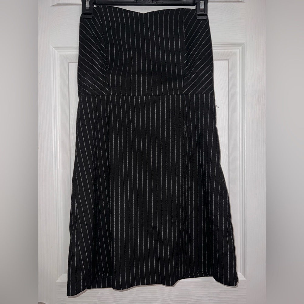 Strapless mini dress